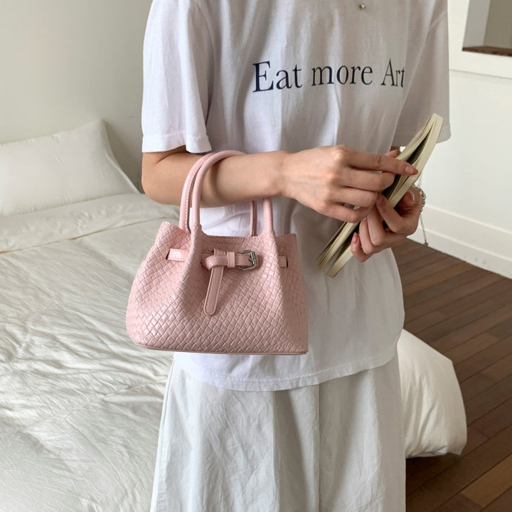 Damen elegante Handtasche mit geflochtenem Design Nord Taschen