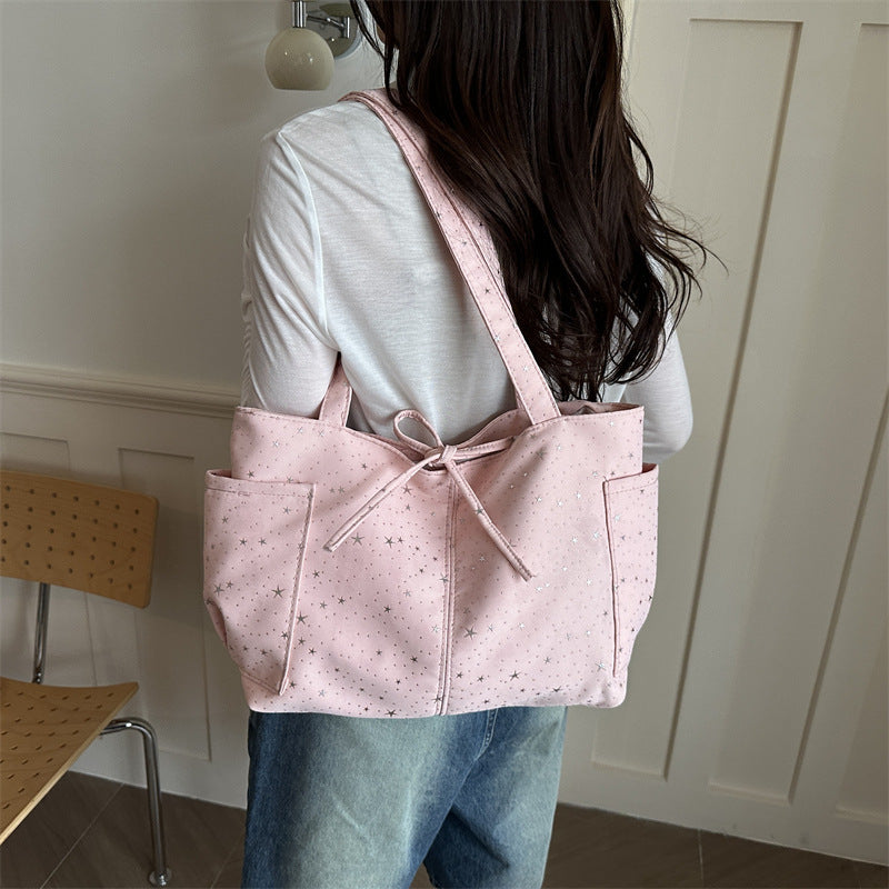 Damen Tote-Bag mit funkelndem Sternenmotiv Nord Taschen