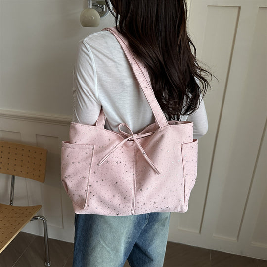 Damen Tote-Bag mit funkelndem Sternenmotiv Nord Taschen