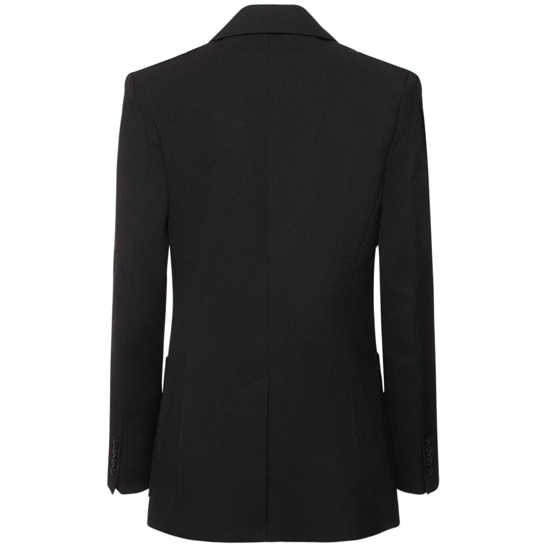 Damen Zweiteiliges Hosenanzug-Set im präzisen Tailoring mit weitem Schlag und schmaler Schulter Nord Taschen