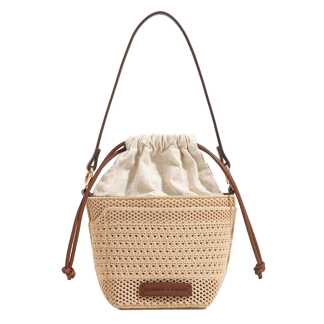 Damen modische Tasche mit elegantem Kordelzug Nord Taschen