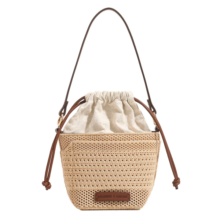 Damen modische Tasche mit elegantem Kordelzug Nord Taschen