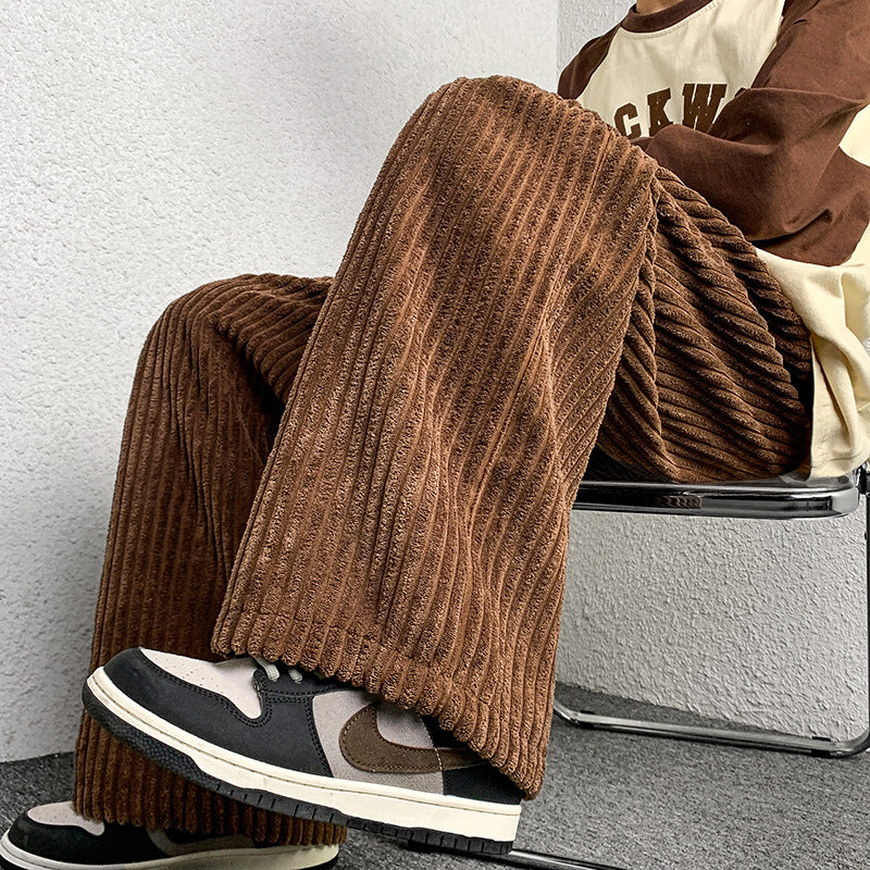 Damen Extraweite Cordhose mit Kordelzug, Rippenstruktur und weitem Bein Nord Taschen