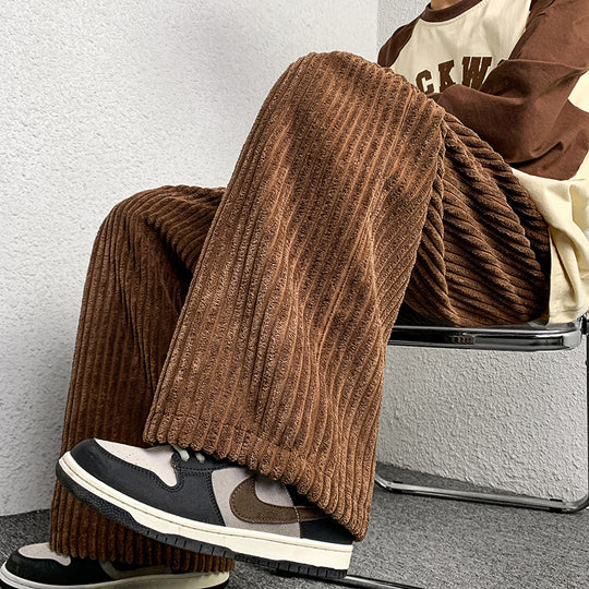 Damen Extraweite Cordhose mit Kordelzug, Rippenstruktur und weitem Bein Nord Taschen