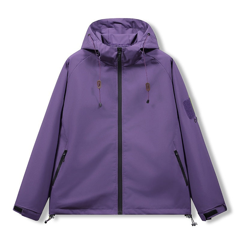 Damen Wetterfeste Kapuzenjacke Nord Taschen