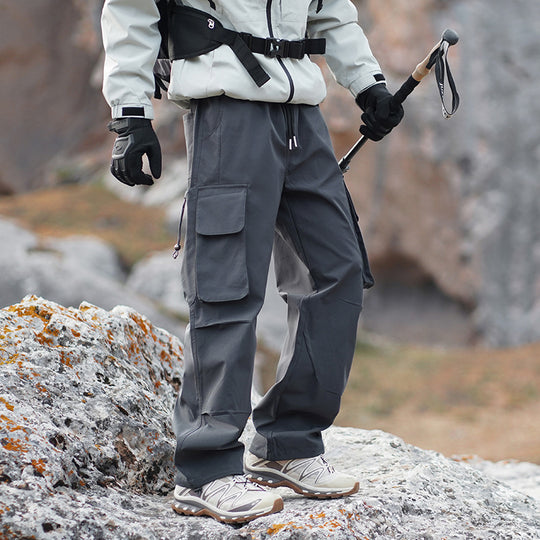 Herren Technische Outdoor-Cargohose mit Multifunktionstaschen und Stretcheinsätzen Nord Taschen