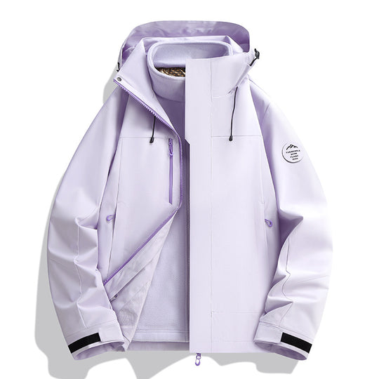 Herren Wetterfeste Softshelljacke mit Fleece‑Innenfutter, verstellbarer Kapuze & Reißverschluss‑Brusttasche Nord Taschen