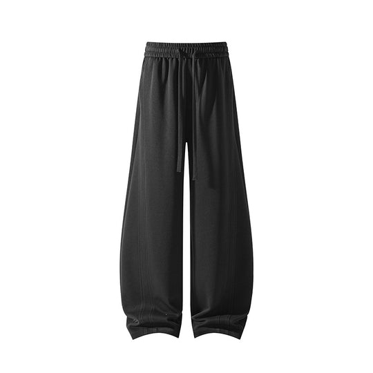 Herren Extraweite Relaxed-Loungehose aus atmungsaktivem Jersey mit Kordelzug Nord Taschen