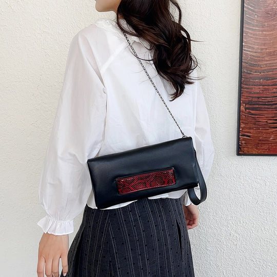Damen modische Clutch mit eleganter Kunstleder-Oberfläche Nord Taschen