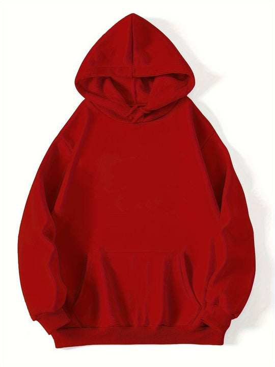 Damen Oversized Kapuzenpullover mit Kängurutasche