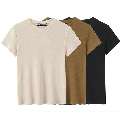 Damen Baumwoll-T-Shirt mit bequemem Schnitt und nachhaltigem Material Nord Taschen