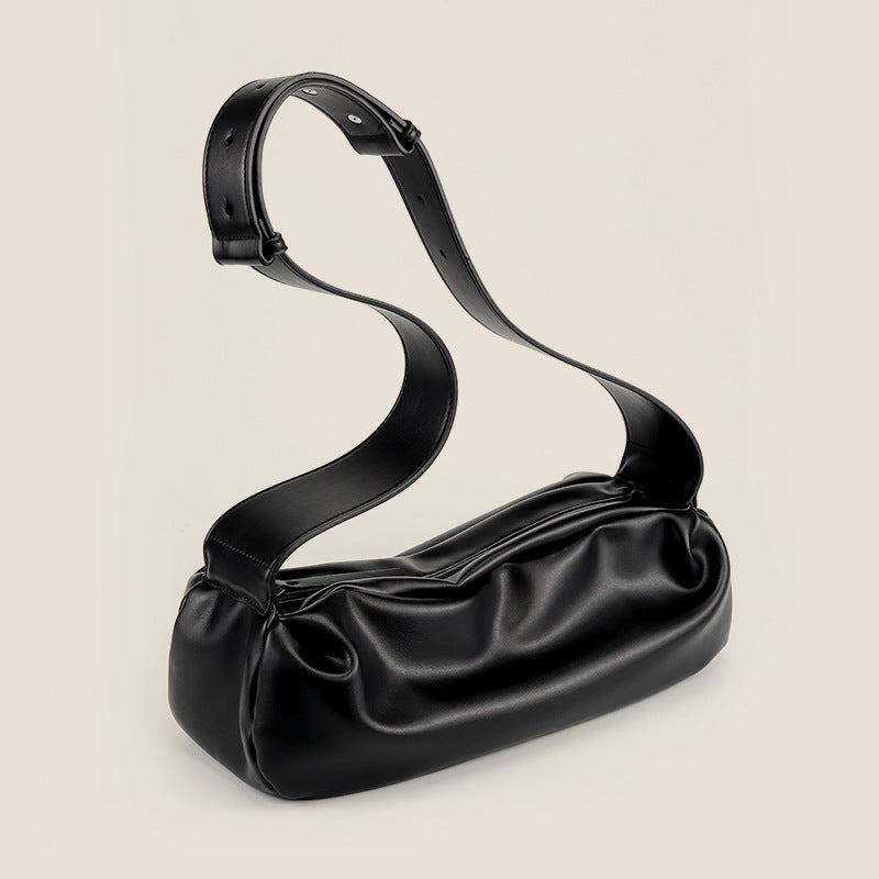 Damen Umhängetasche mit einzigartigem Faltendesign und verstellbarem Gurt Nord Taschen