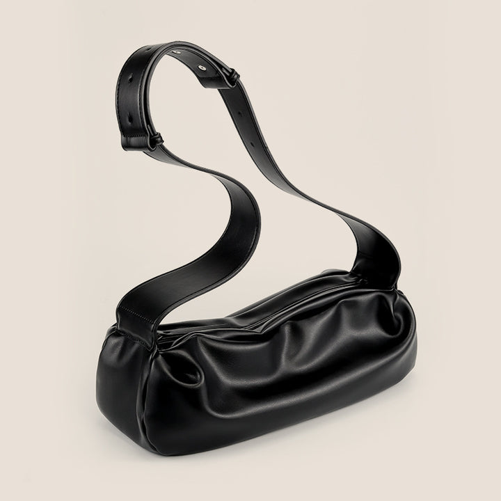 Damen Umhängetasche mit einzigartigem Faltendesign und verstellbarem Gurt Nord Taschen