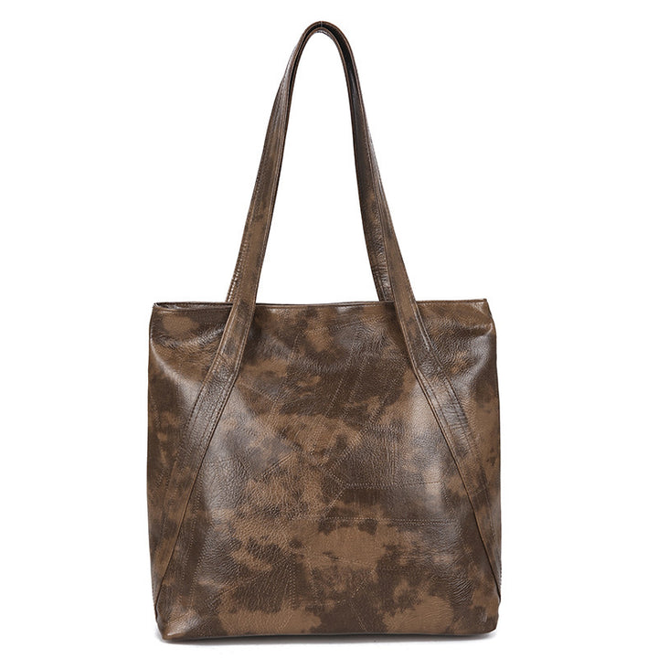 Damen elegante Einkaufstasche aus PU-Leder mit strukturiertem Design Nord Taschen
