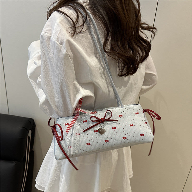 Damen Handtasche mit verspieltem Schleifendetail Nord Taschen