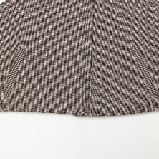 Damen Etuikleid mit Hahnentritt‑Muster, Bubikragen und Nahttaschen Nord Taschen