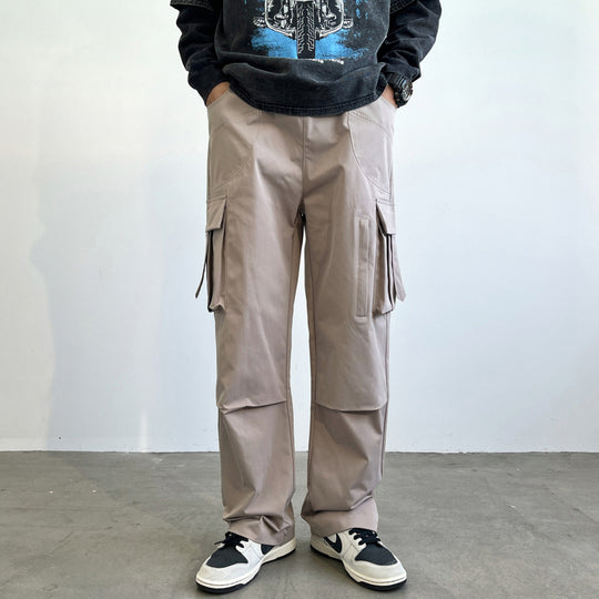 Herren Utility-Cargohose mit großvolumigen Klappentaschen, geradem Bein und robustem Twill Nord Taschen
