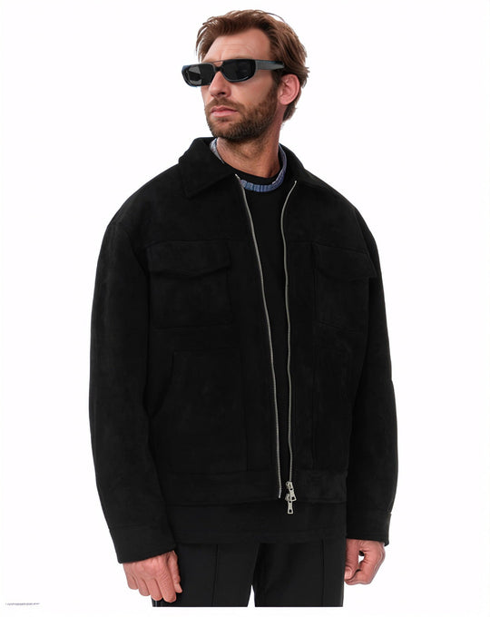 Herren modische und bequeme Übergangsjacke mit großen Taschen - Vittorelli