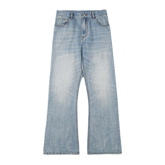 Herren Ausgestellte Vintage-Jeans mit weitem Bein, tiefem Bund und extra langer Länge Nord Taschen
