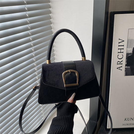 Damen Schultertasche mit eleganter Schnallenverzierung Nord Taschen