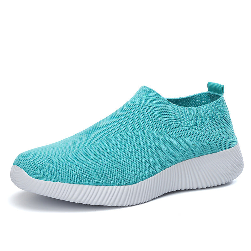 Damen luftige Slip-On Sneakers mit atmungsaktivem Design