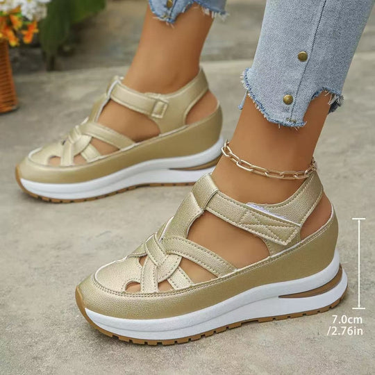 Damen Komfort-Sandalen mit ergonomischem Riemendesign Nord Taschen
