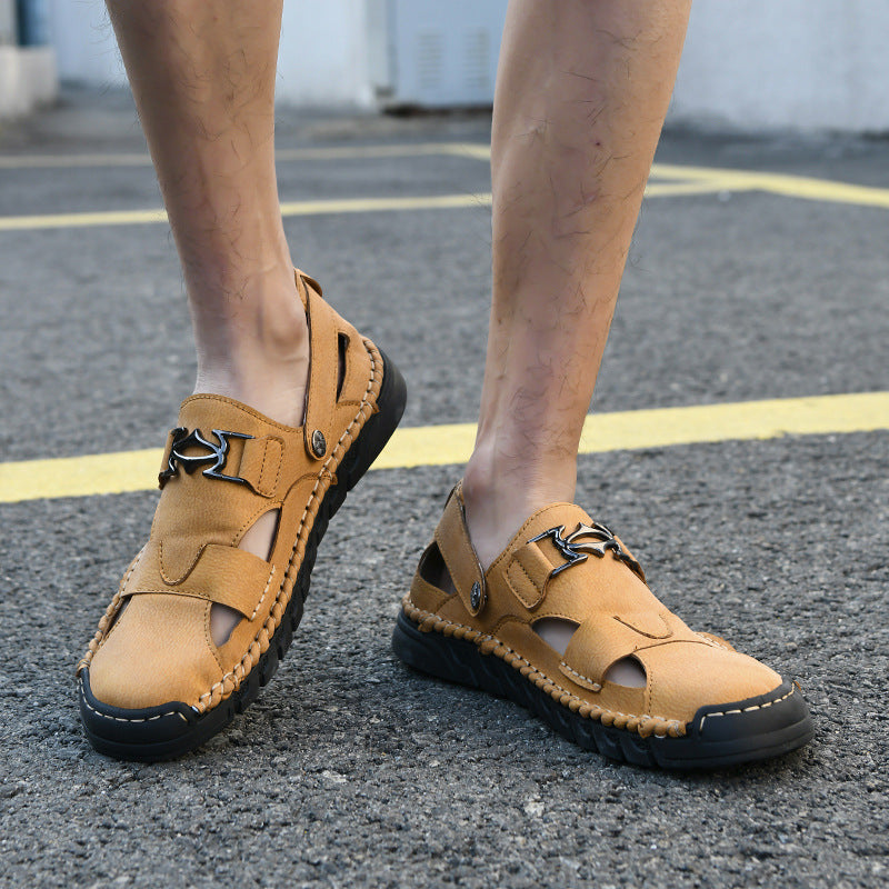 Damen Bequeme Sandalen mit verstellbarem Riemen und rutschfester Sohle Nord Taschen