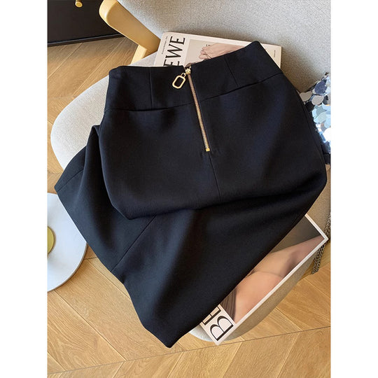 Damen Eleganter Bleistiftrock mit Reißverschluss Nord Taschen