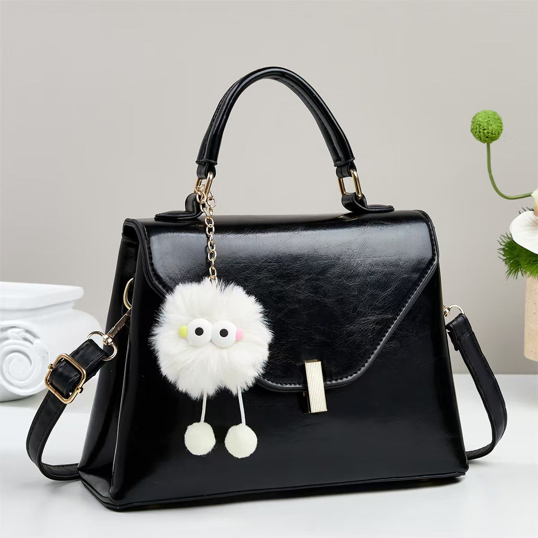 Damen elegante Handtasche mit abnehmbarem Dekor Nord Taschen