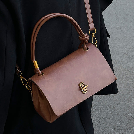 Damen elegante Handtasche mit einzigartigem Verschluss Nord Taschen