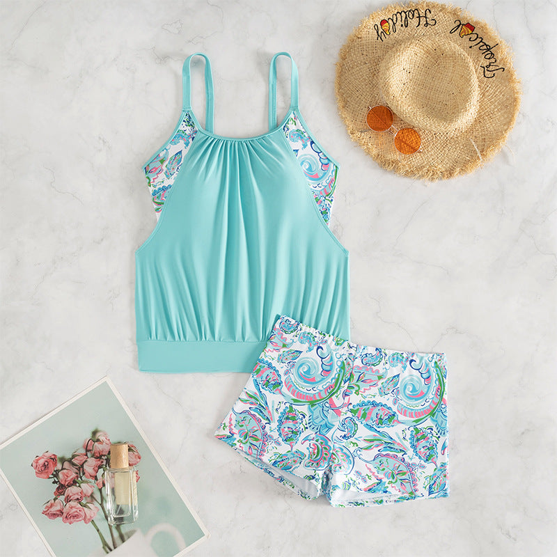 Damen Tankini-Set mit floralem Muster und bequemen Shorts Nord Taschen
