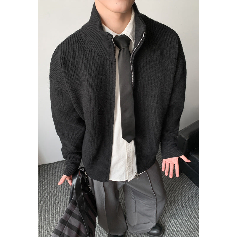 Herren Mode Strickjacke Nord Taschen