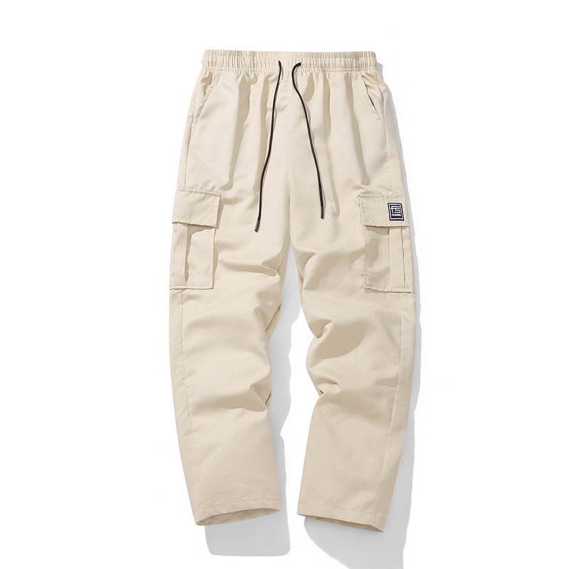 Herren Bequeme Karo Cargo-Hosen Nord Taschen