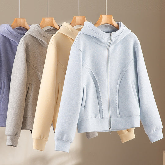 Damen Weiche High‑Waist Jogginghose aus Teddyfleece mit weitem Bein und Kordelzug Nord Taschen