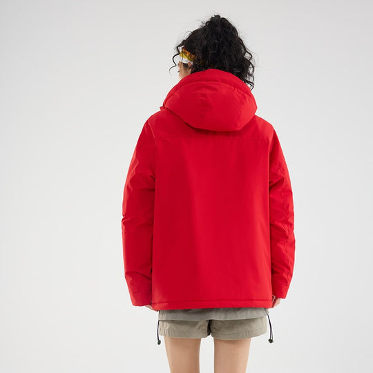 Damen Wattierte Winterjacke mit Kapuze, wasserabweisend und winddicht Nord Taschen