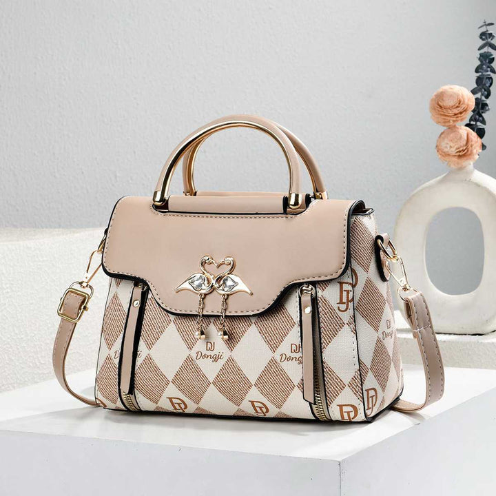 Damen modische Handtasche mit eleganter Struktur Nord Taschen