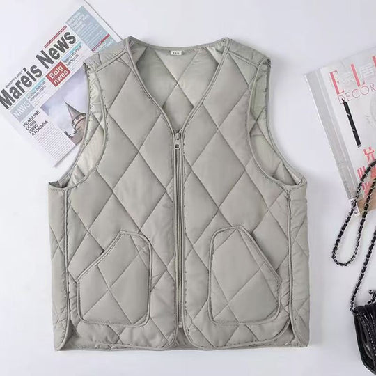 Damen Modische Steppweste Nord Taschen