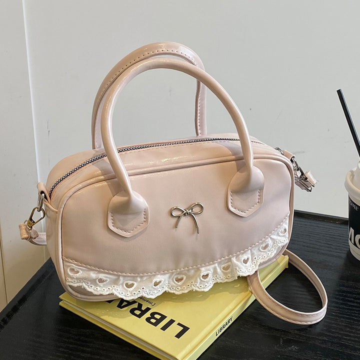 Damen Handtasche mit verspieltem Rüschendetail Nord Taschen