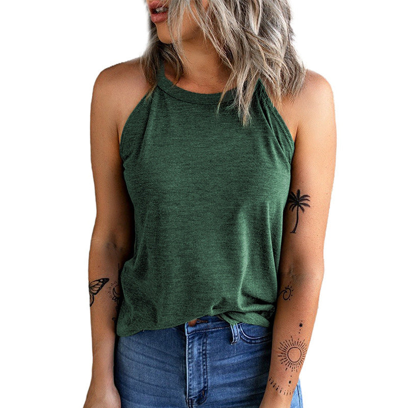 Damen Ärmeloses Sporttop mit lässigem Schnitt und feuchtigkeitsableitender Funktion
