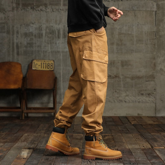 Herren Cargo-Joggerhose mit Utility-Taschen und elastischen Bündchen Nord Taschen