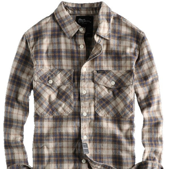 Herren Karo-Flanell-Hemd mit Brusttaschen und legerer Relaxed‑Passform Nord Taschen
