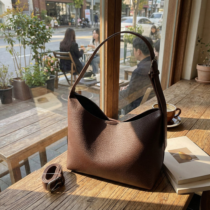 Damen Hobo-Tasche aus geschmeidigem Kunstleder mit elegantem Design Nord Taschen