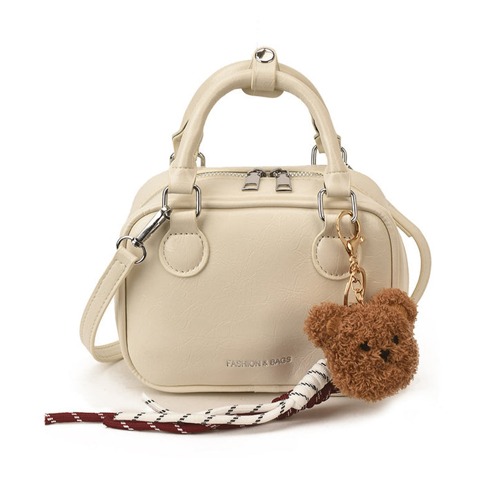Damen Mini-Handtasche mit niedlichem Anhänger Nord Taschen