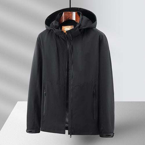 Herren Wetterfeste Outdoorjacke mit praktischer Kapuze Nord Taschen