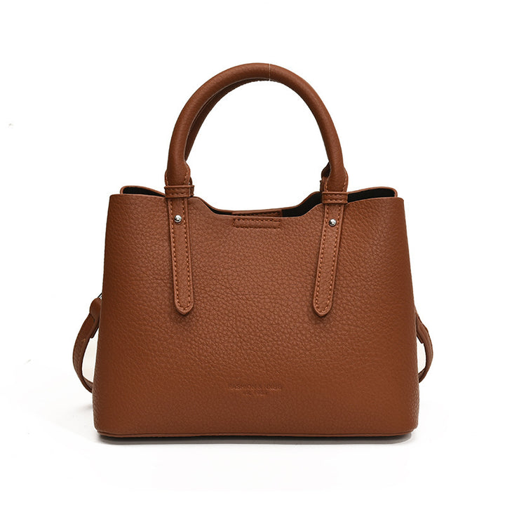 Damen elegante Handtasche mit strukturiertem Obermaterial Nord Taschen