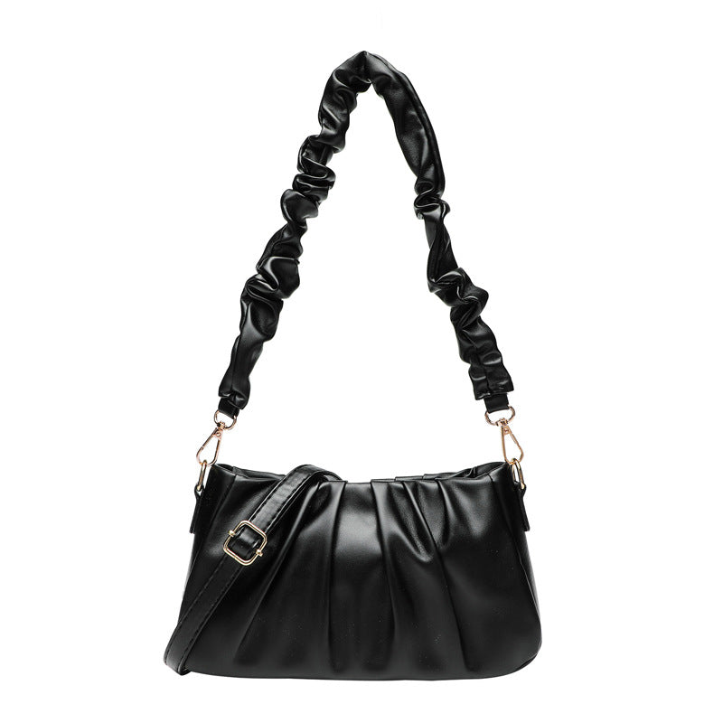Damen Clutch mit gerafftem Design und eleganten Tragegriffen Nord Taschen