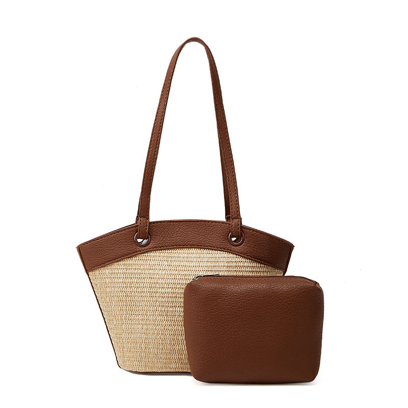 Damen Strandtasche mit praktischem Innentaschen-Design und stilvollen Riemen Nord Taschen