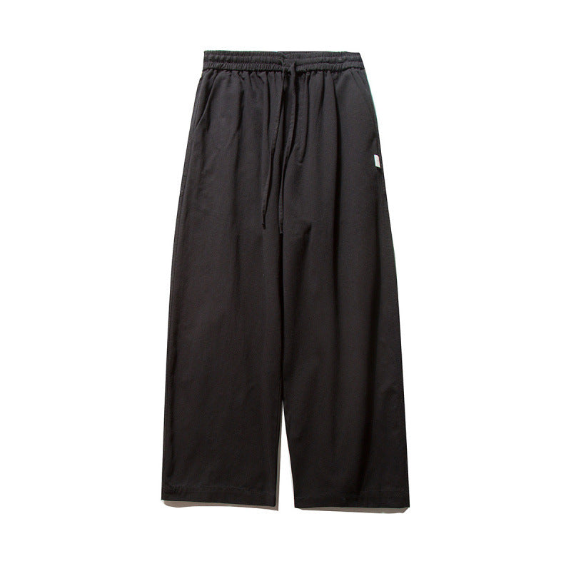 Unisex Weite Culotte-Hose mit elastischem Bund und Kordelzug Nord Taschen