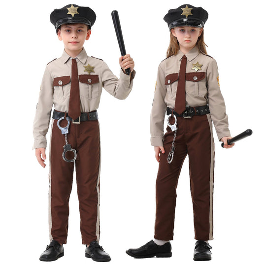 Jungen Polizei Kostüm mit Zubehör Nord Taschen