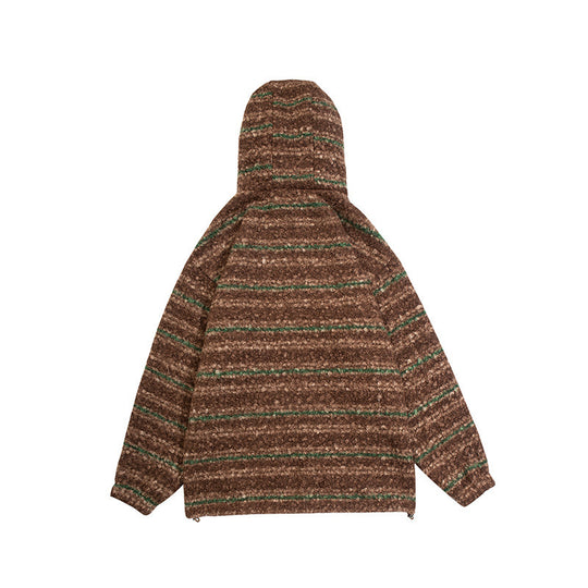 Unisex Strick-Hoodie im Oversize‑Cut mit halbem Reißverschluss Nord Taschen
